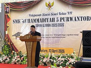 Upacara Pelepasan Siswa SMK Muhammadiyah 5 Purwantoro Angkatan 23